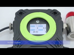 NO NO2 Nitrogen Oksida Ex db IIC T6 Gb Sertifikat Bukti Ledakan Detektor Gas Multi Dengan Pompa Suct