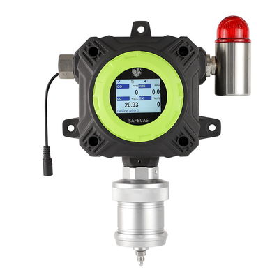 IECEX Certified 6 in 1 Wall Mounted Multi Gas Detector with Internal Pump and Optional Alarm