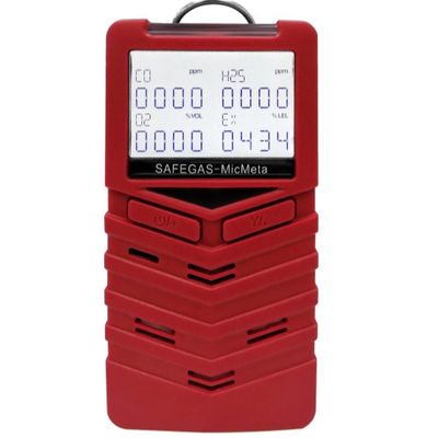 MicMeta IECEx/ATEX/EMC/Marine Certified Multi Gas Detector Portable for CO H2S O2 LEL CO2 5 gases
