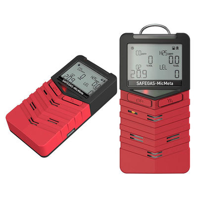 IP68 Dustproof Multi-Gas Detector with Bluetooth Transmission and 1000 Data Records for Safety Warning