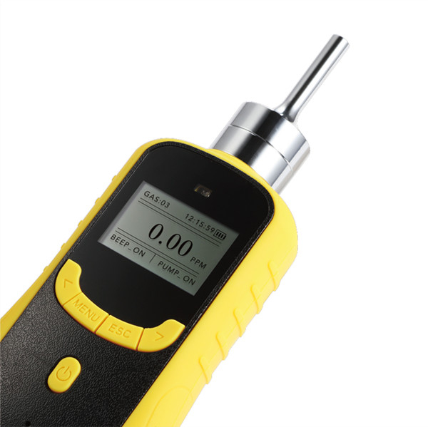 Portable 100ppm Chlorine Dioxide Detector 1L/min LCD For Chemical Gas Leakage