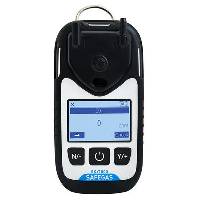 Detektor CO portabel dengan pengambilan sampel ganda dengan difusi dipompa dan data logger untuk deteksi karbon monoksida
